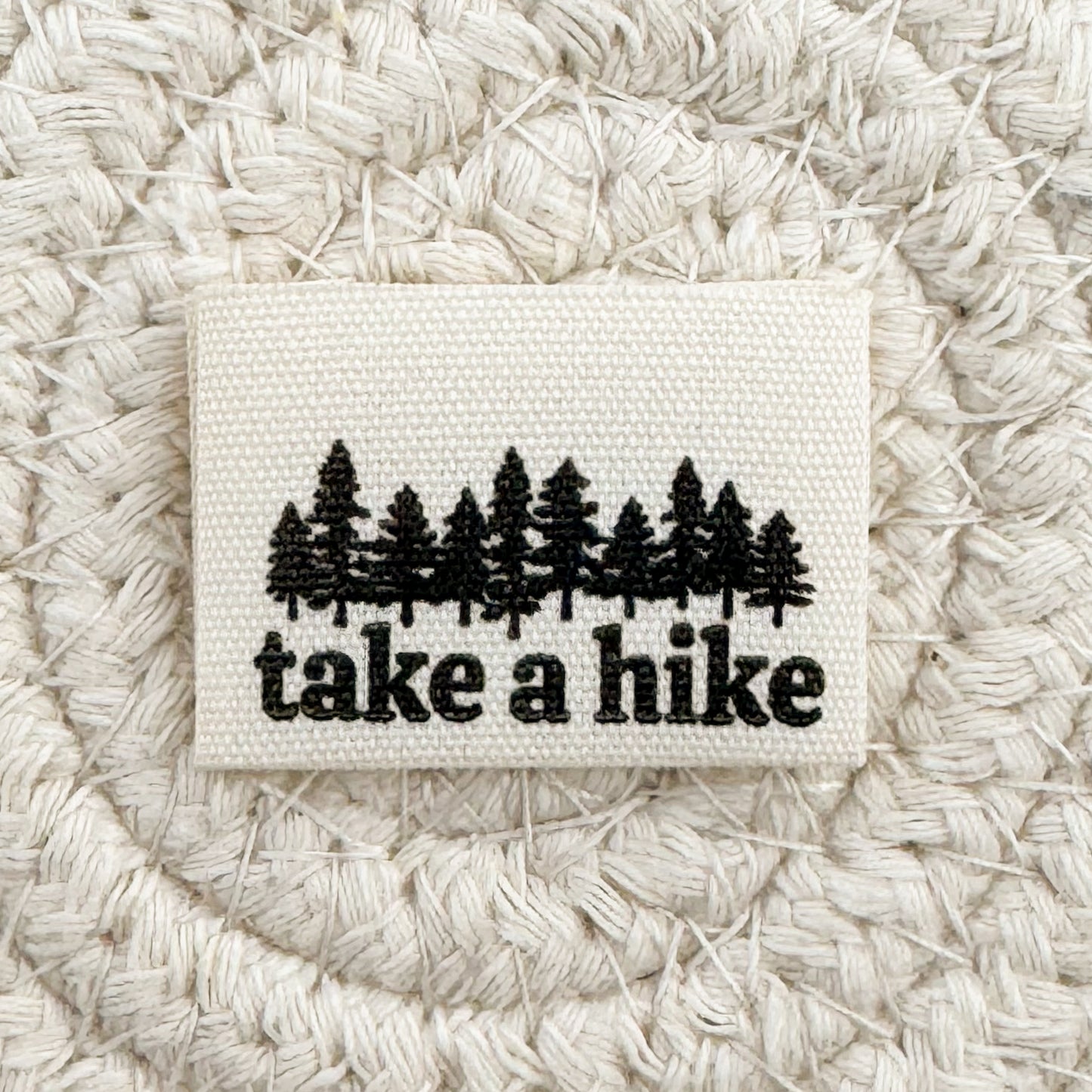 Take a Hike Cotton Label