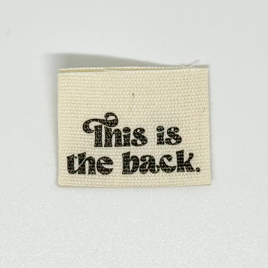 The Back Cotton Label image 0