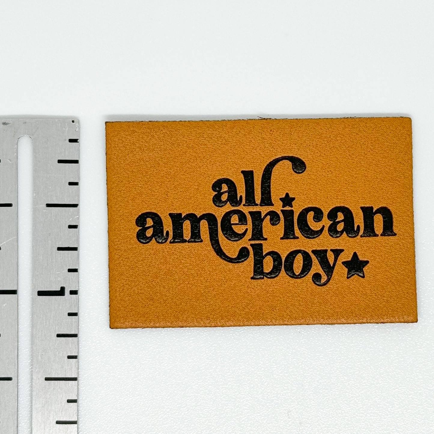 American Boy Faux Leather Patch image 1