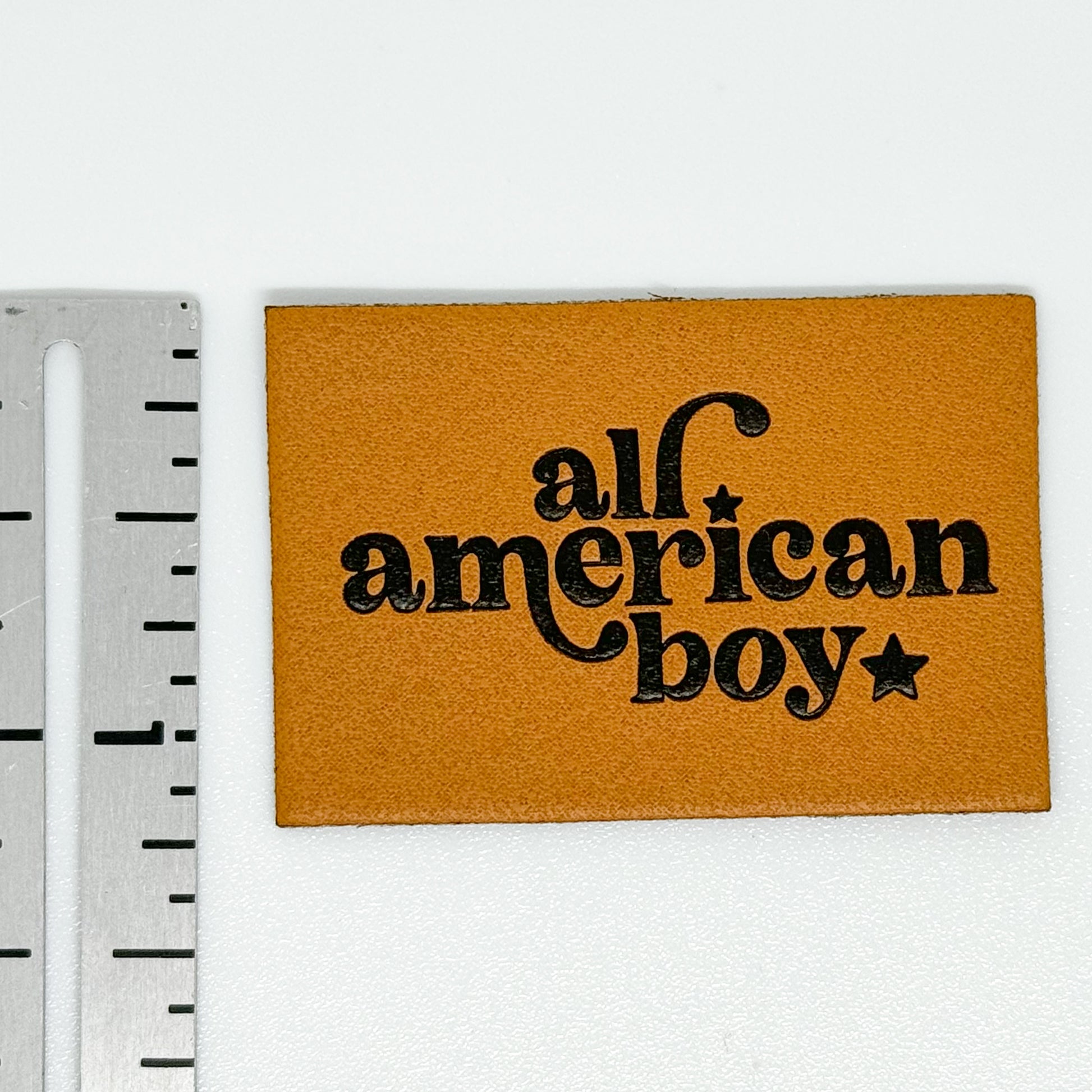 American Boy Faux Leather Patch image 1