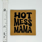 Hot Mess Mama Faux Leather Patch image 1