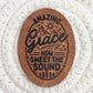 Amazing Grace Faux Leather Patch image 0