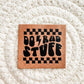 Do Rad Stuff Faux Leather Patch image 0