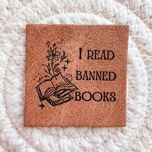 Banned Books Faux Leather Patch image 0