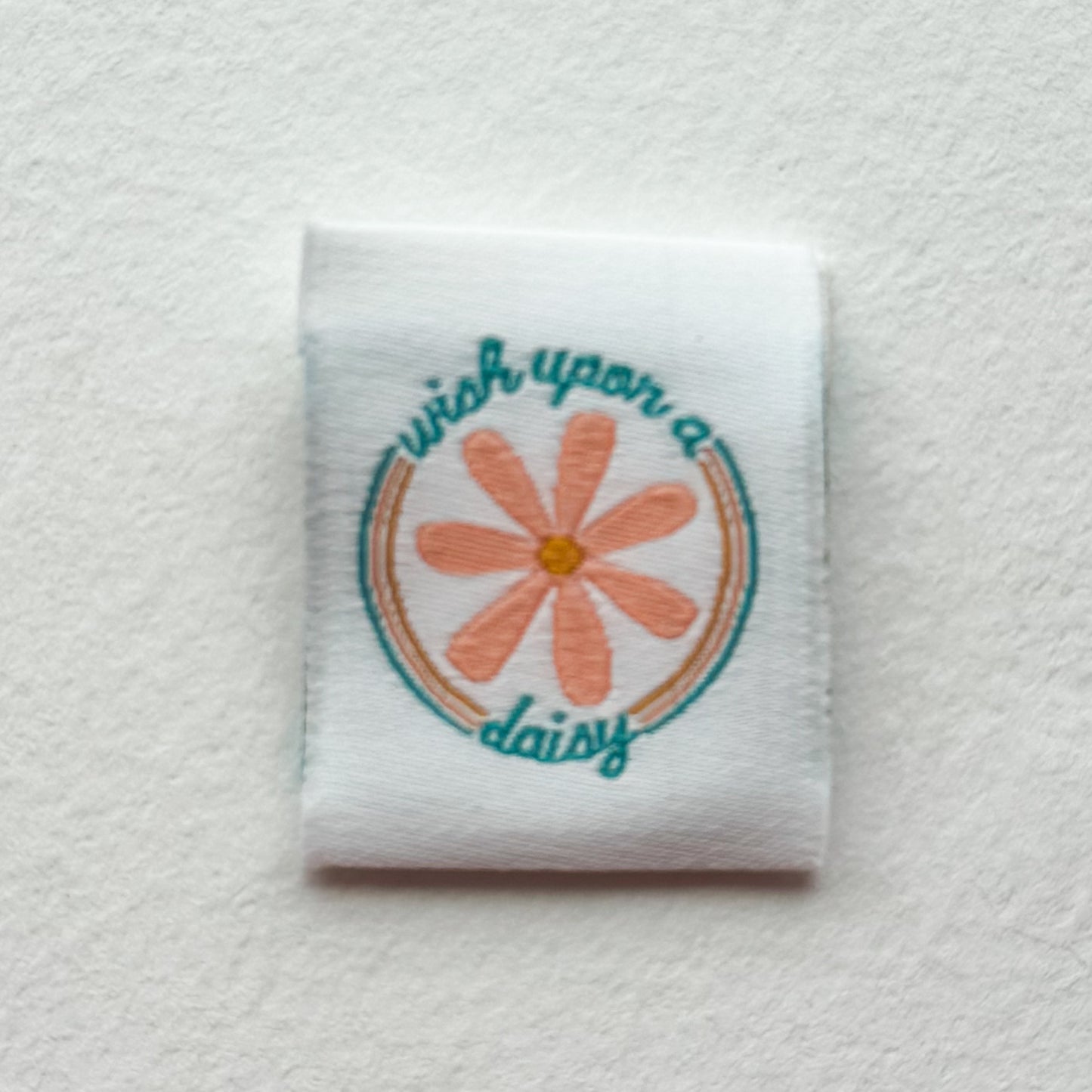 Wish Upon A Daisy Woven Label image 0