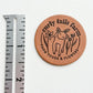 Curly Tails Farm Faux Leather Patch image 2