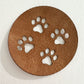 Pawprint Laser Cut Faux Leather Patch image 0