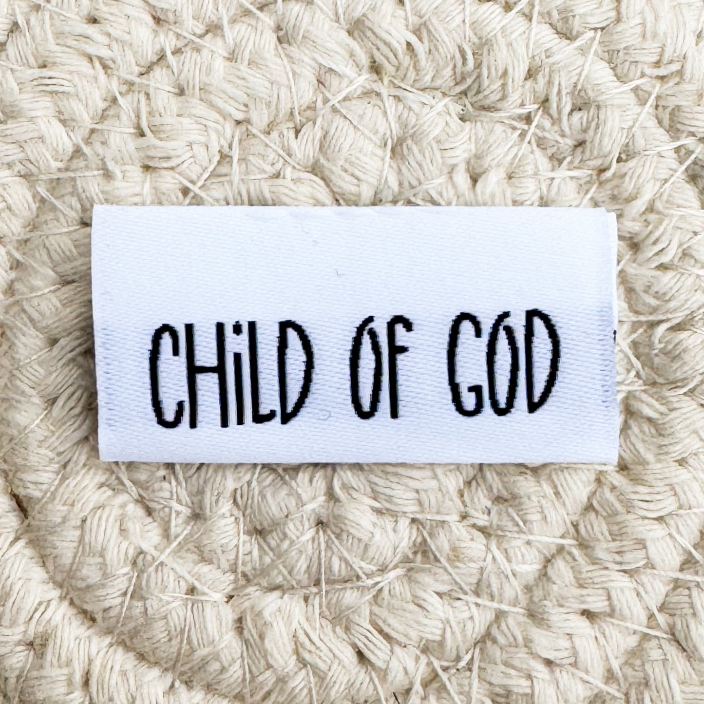 Child of God Woven Label image 0