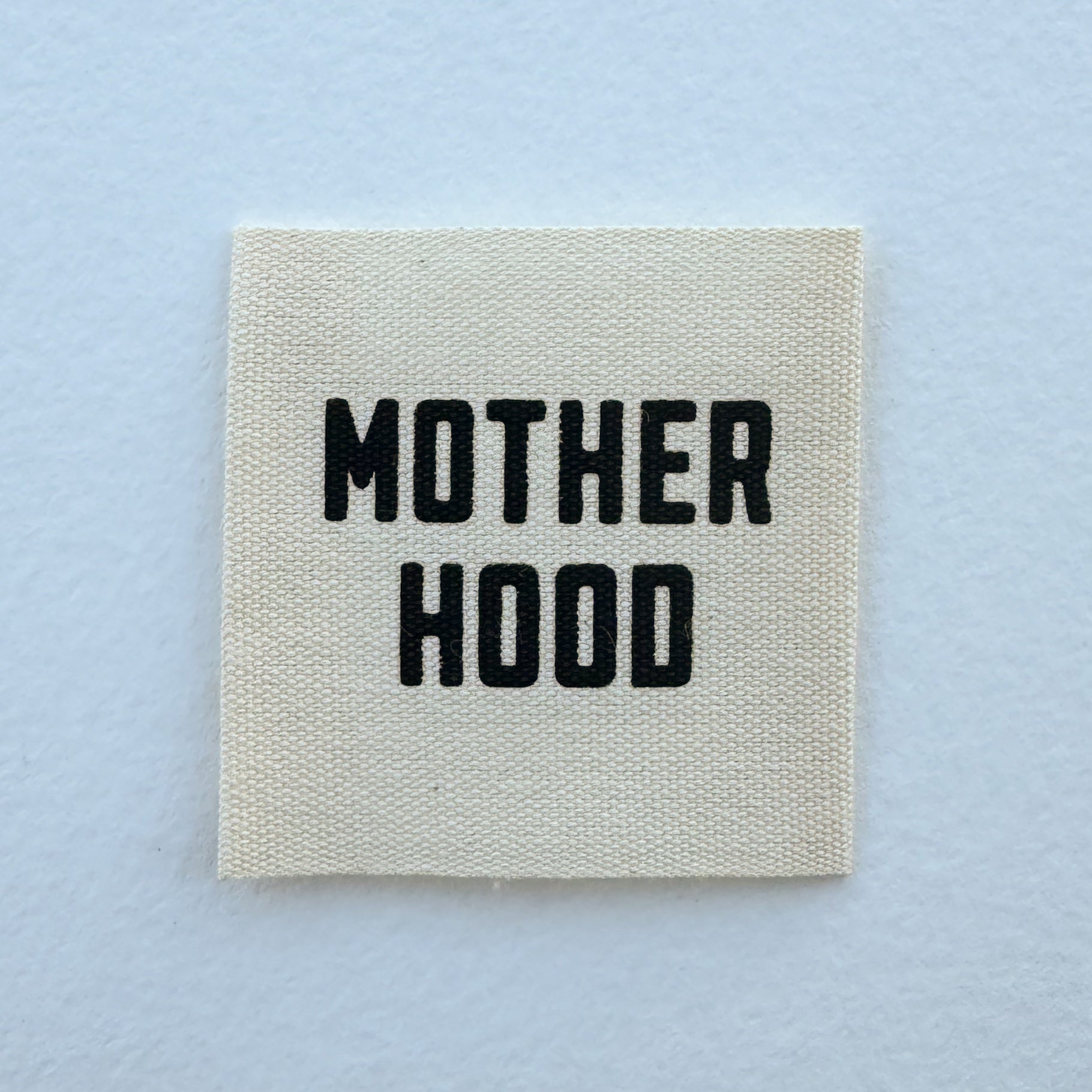 Motherhood Printed Cotton Label image 0