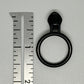 Black Circle Zipper Pull image 1