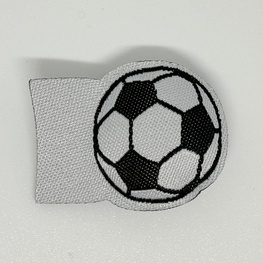 Soccer Ball Deluxe Puff Woven Label  image 0