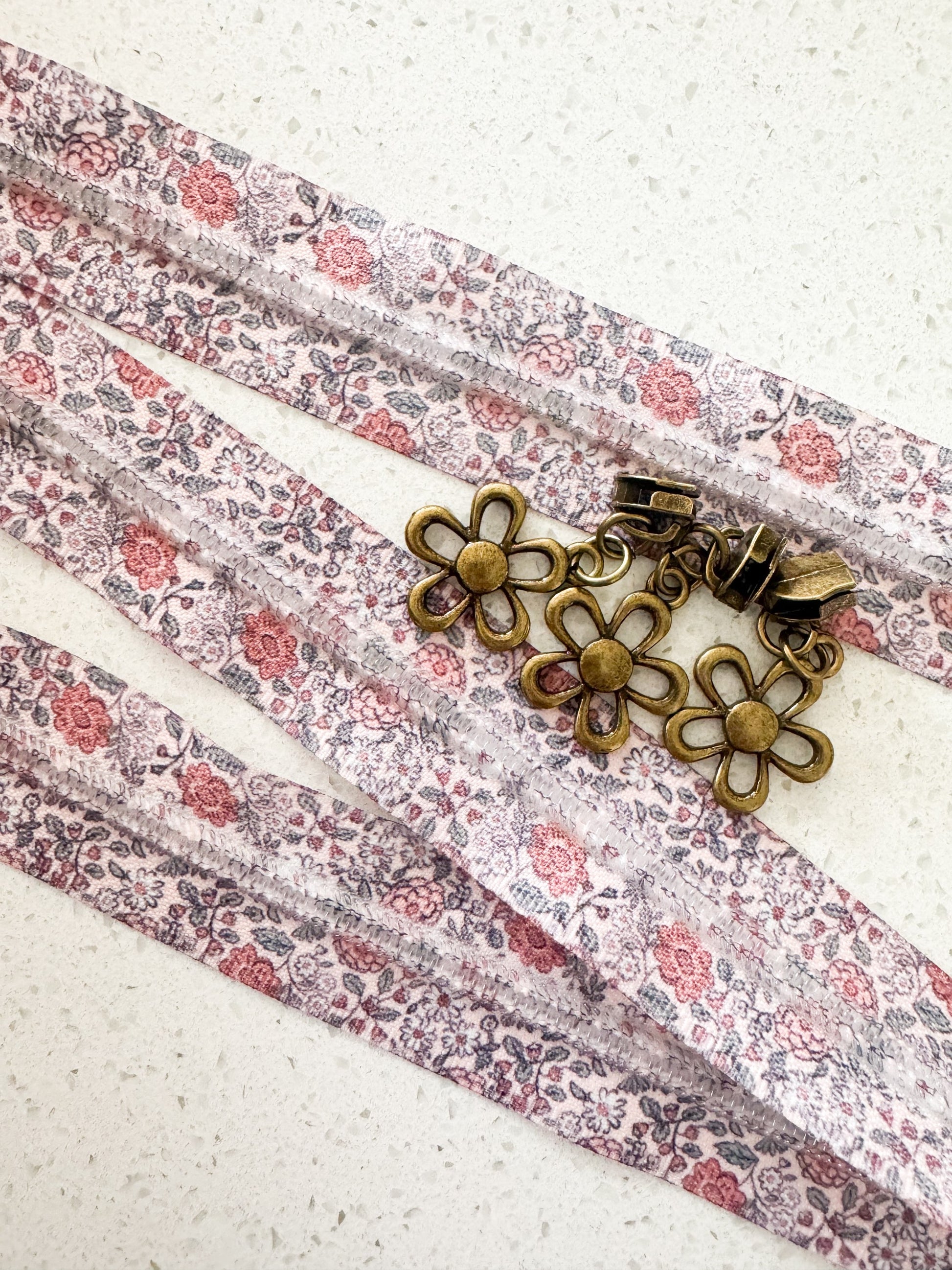 Floral Zipper Pull image 4