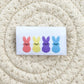 Colorful Bunnies Woven Label