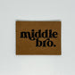 Middle Bro Faux Leather Patch image 0