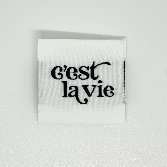 C’est La Vie Woven Label image 0