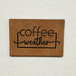 Coffee Weather Faux Leather Patch image 0