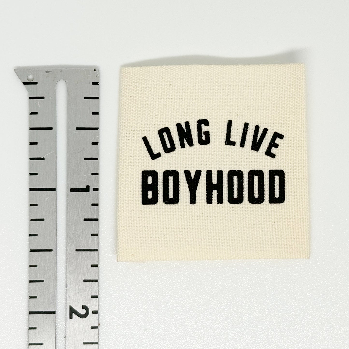 Boyhood Printed Cotton Label image 1