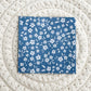 Blue Floral Layering Woven Label image 0