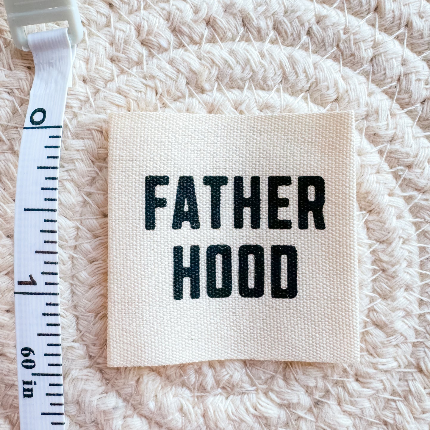 Fatherhood Cotton Label image 1