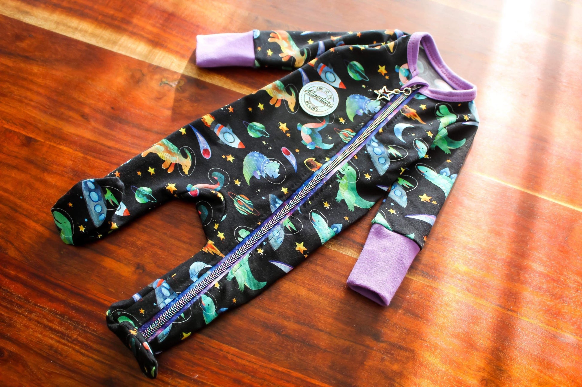 Galaxy Zipper Tape By the Yard  image 2