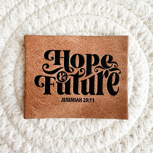 Hope and a Future Faux Leather Patch