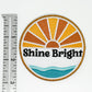 Shine Bright Embroidered Iron On Patch  image 1