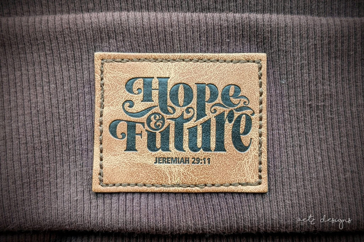 Hope and a Future Faux Leather Patch