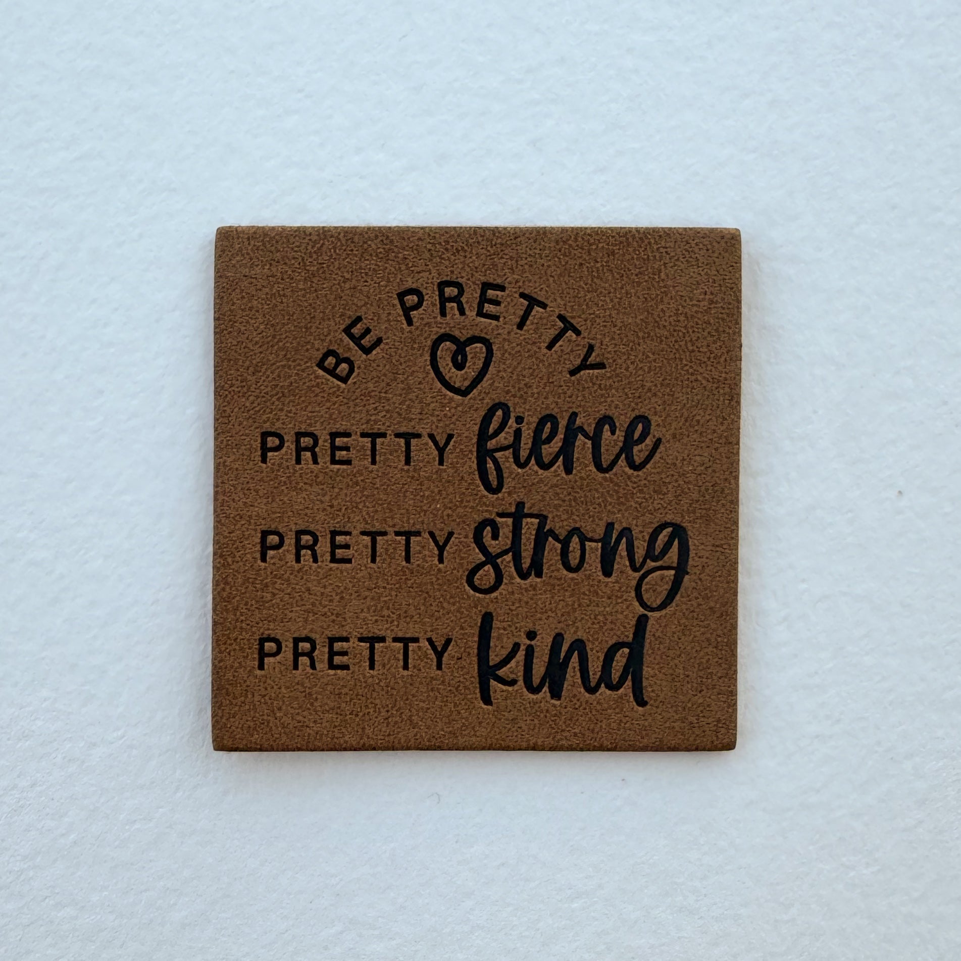 Be Pretty Faux Leather Patch image 0