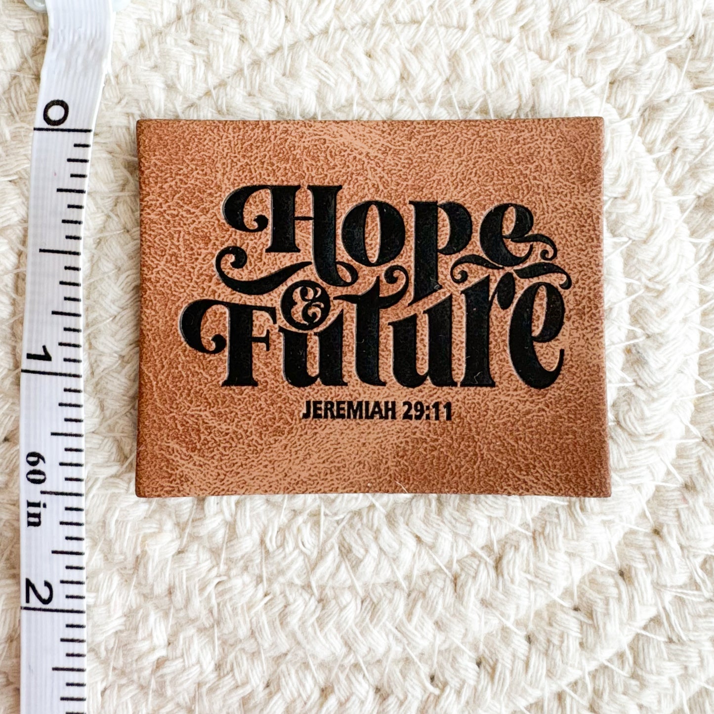 Hope and a Future Faux Leather Patch