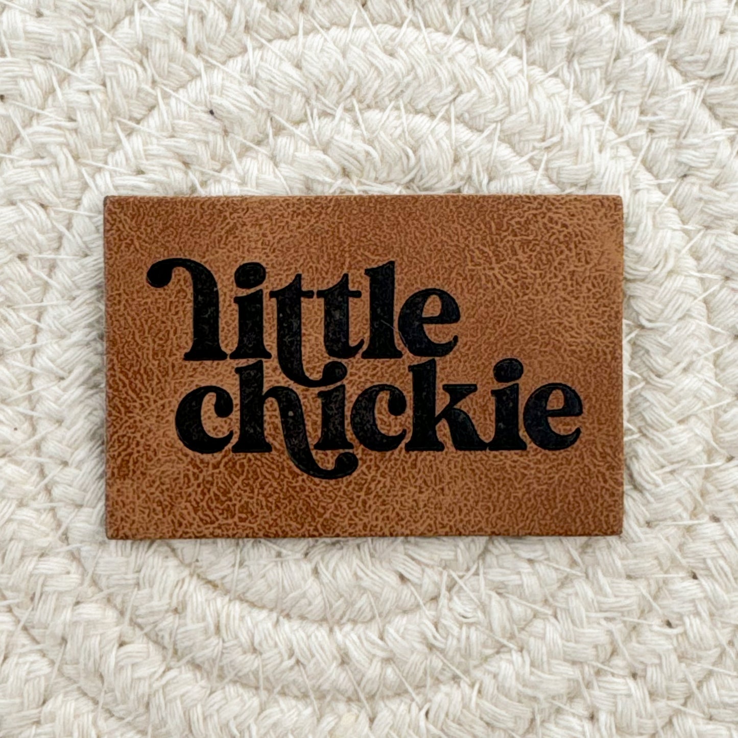 Little Chickie Faux Leather Patch