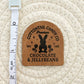 Cottontail Faux Leather Patch