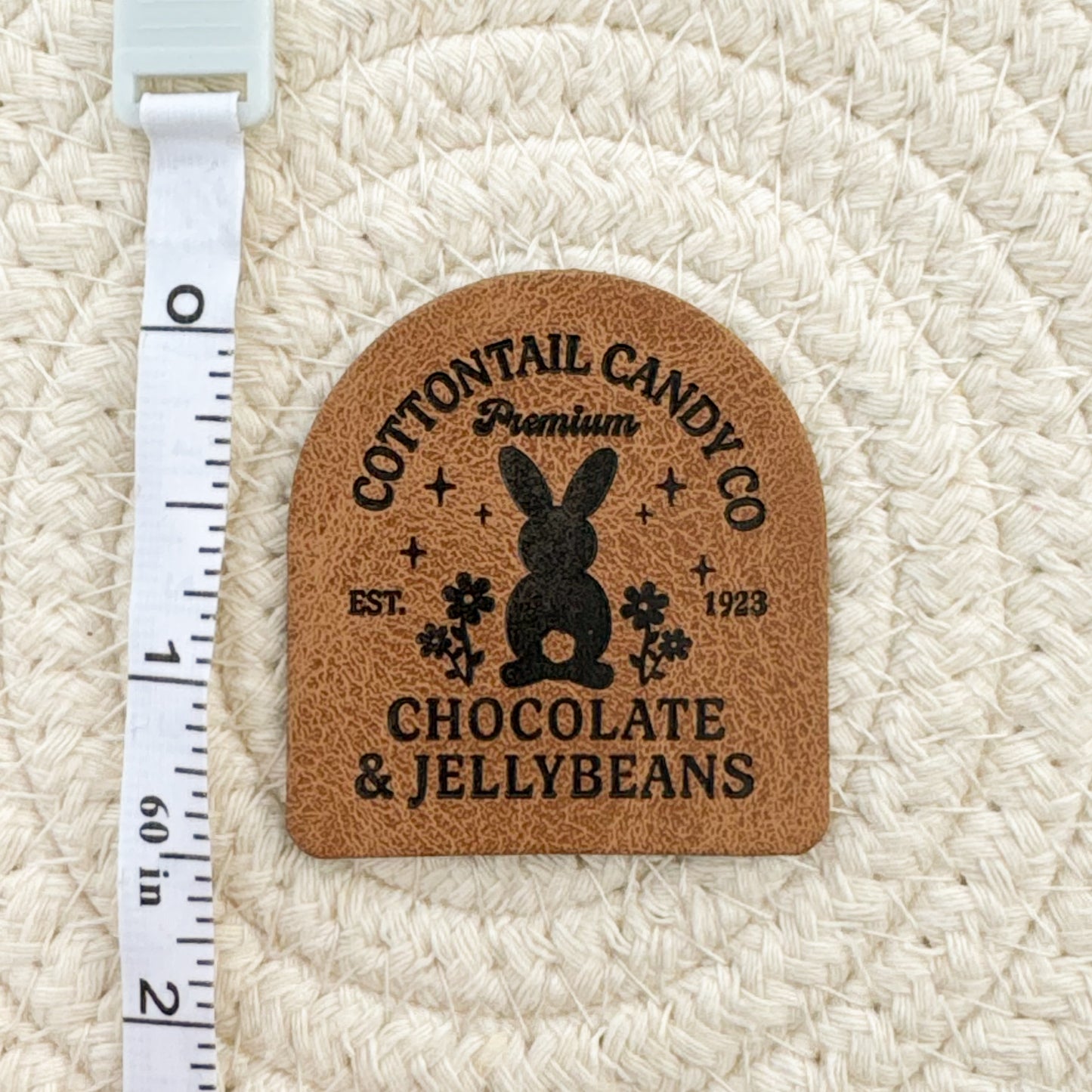 Cottontail Faux Leather Patch