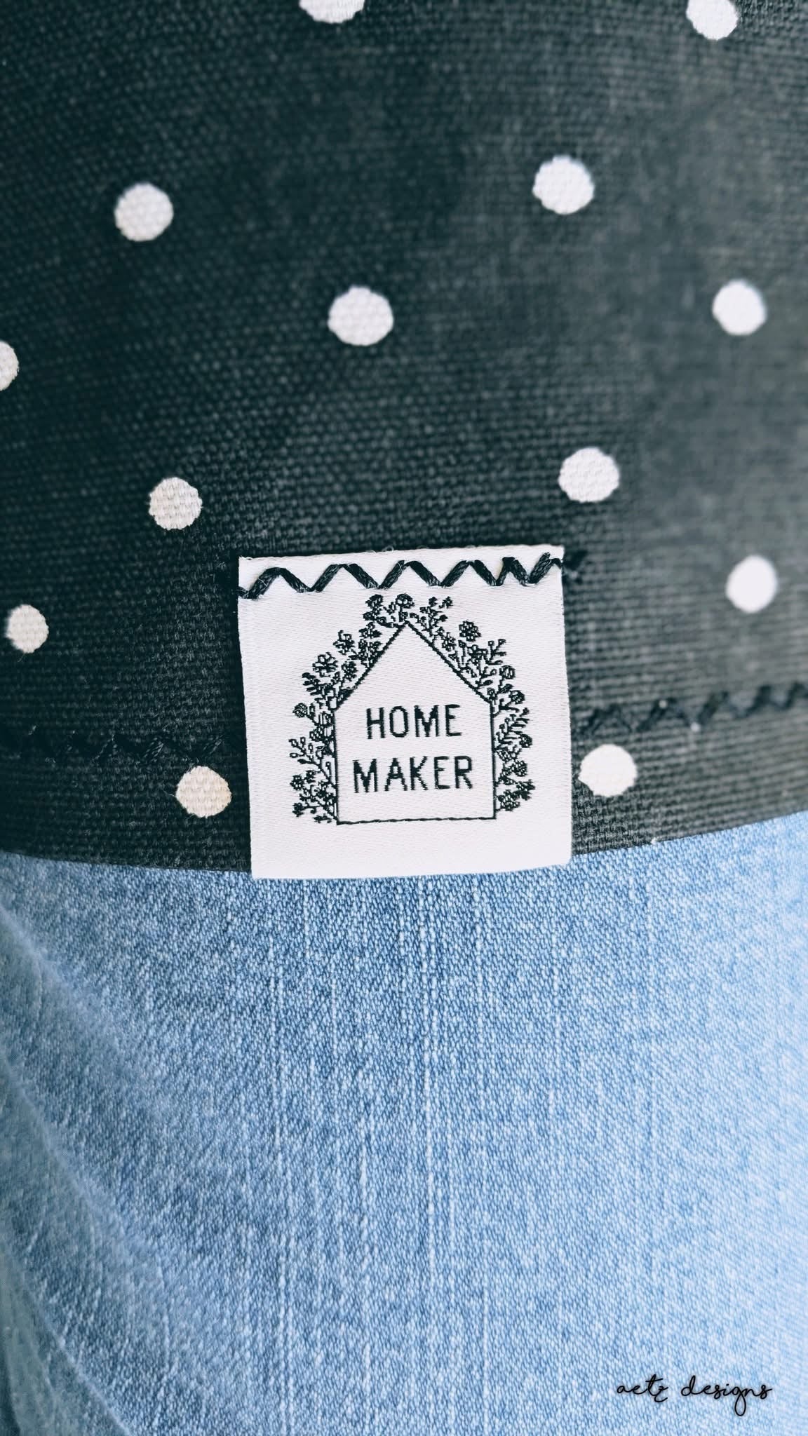 Home Maker Woven Label