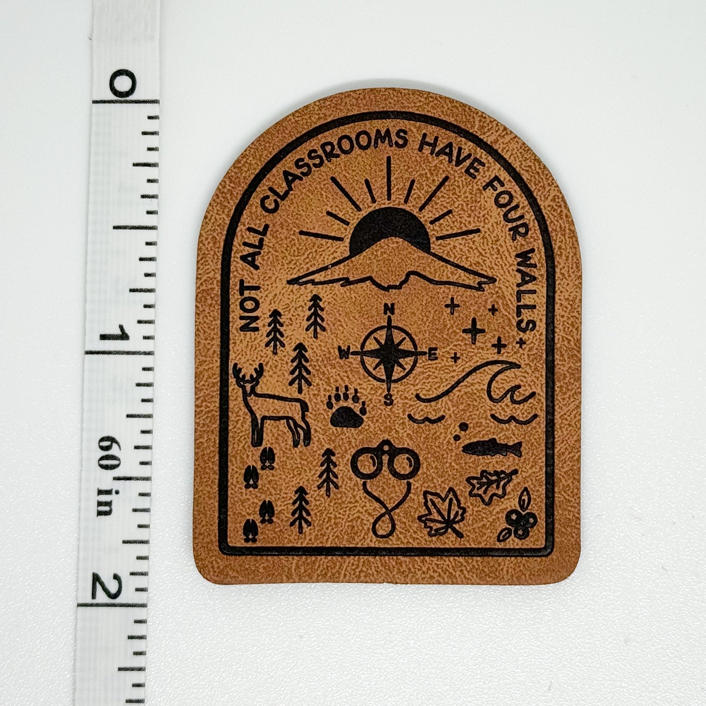 Four Walls Faux Leather Patch image 1