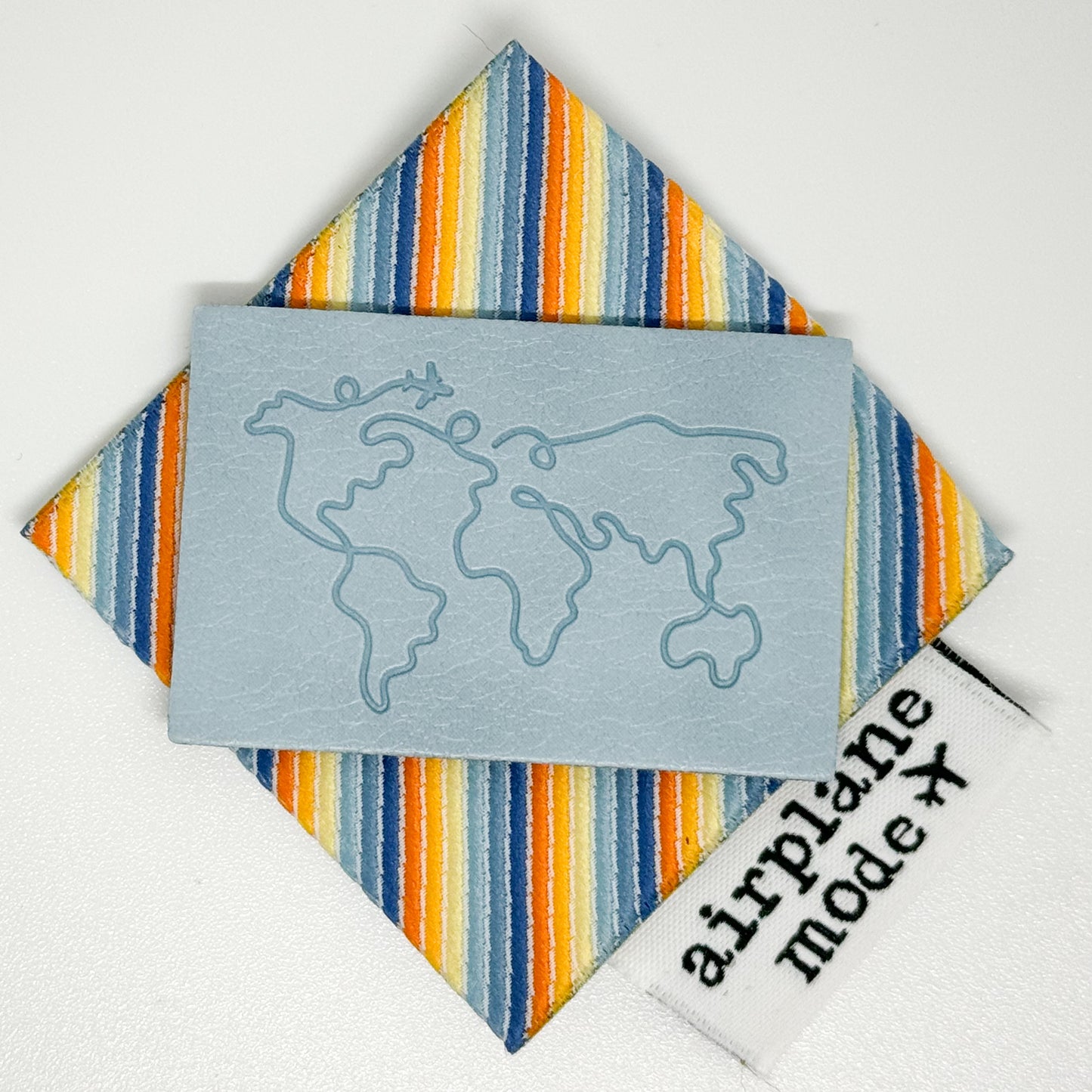 Primary Rainbow Layering Woven Label image 2