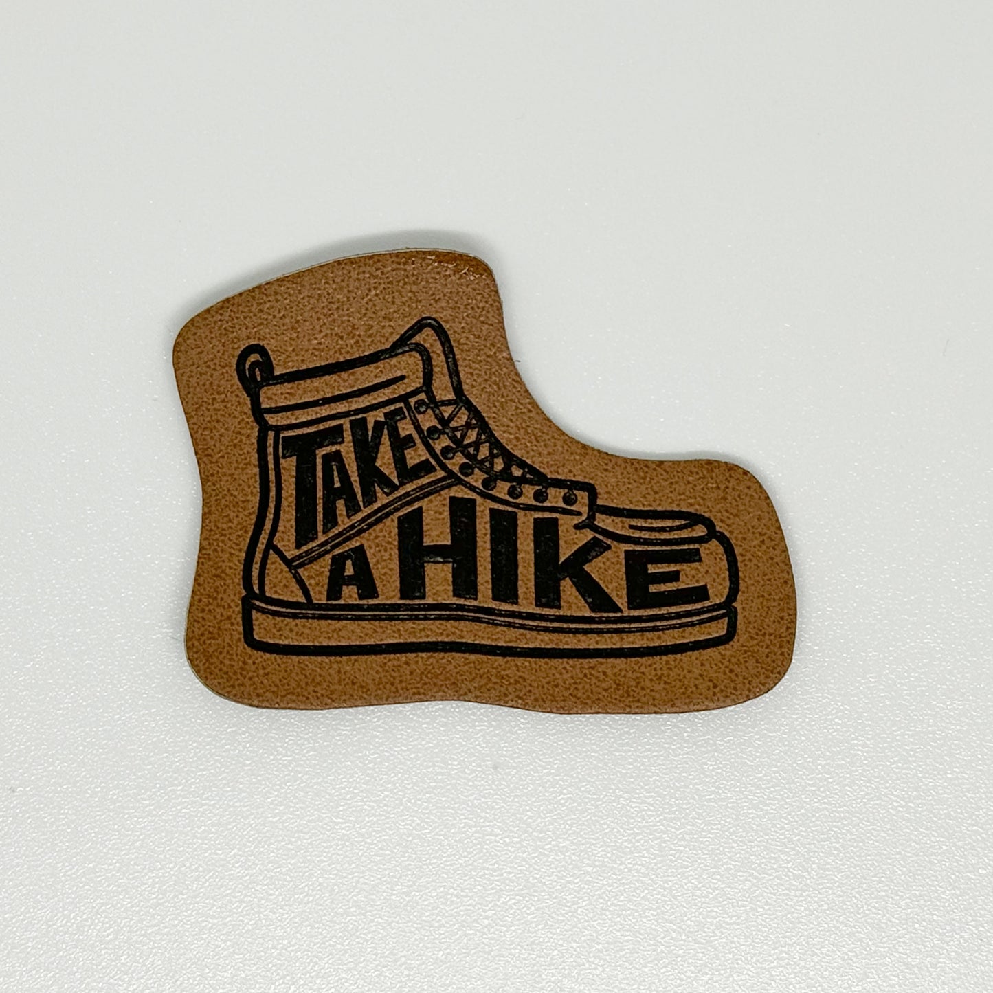 Take a Hike Faux Leather Patch image 0