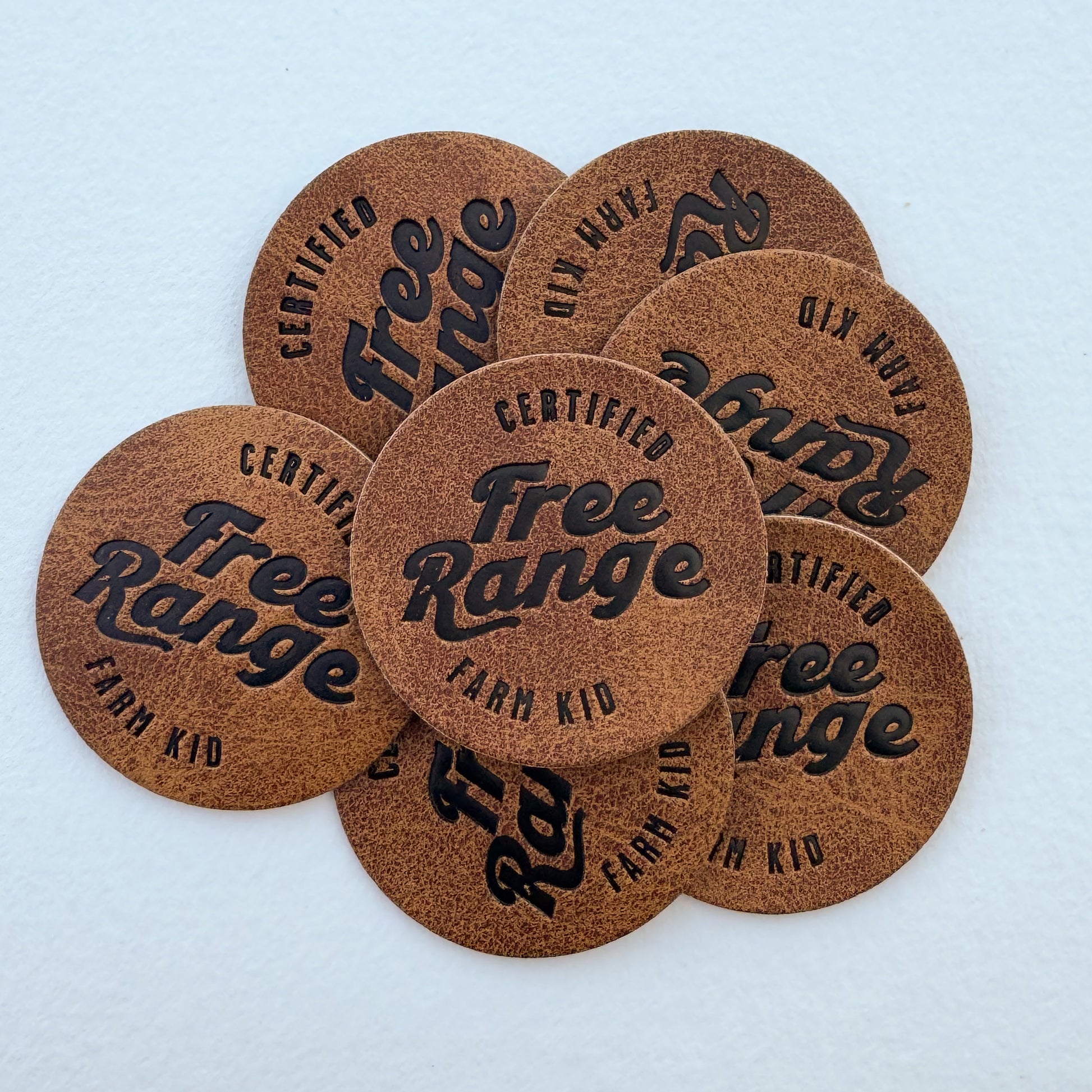 Free Range Faux Leather Patch image 2