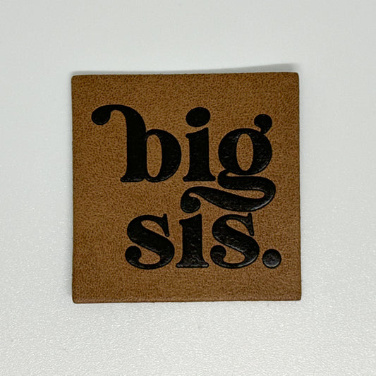 Big Sis Faux Leather Patch image 0