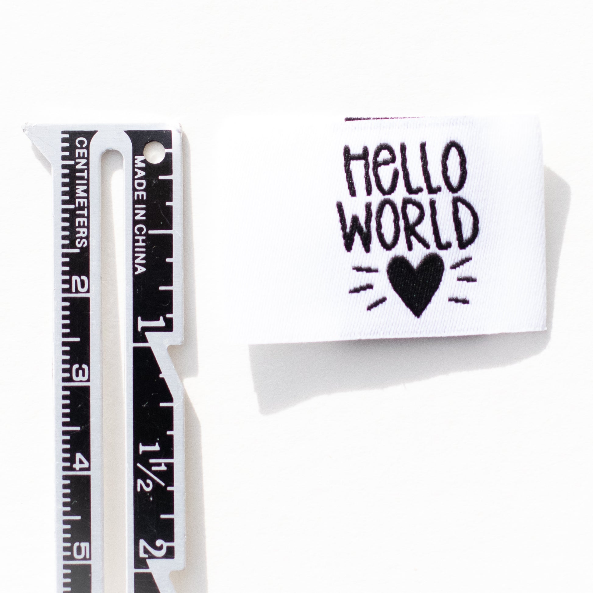 Hello World Woven Label image 2