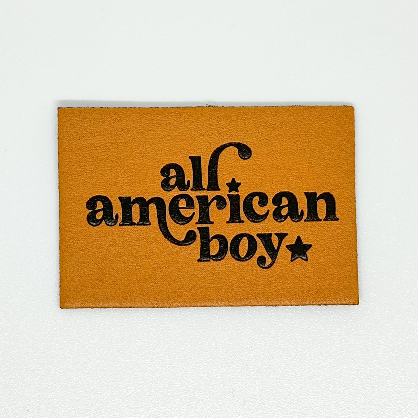 American Boy Faux Leather Patch image 0