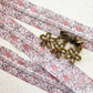 Neutral Floral Zipper Tape By the Yard  image 1