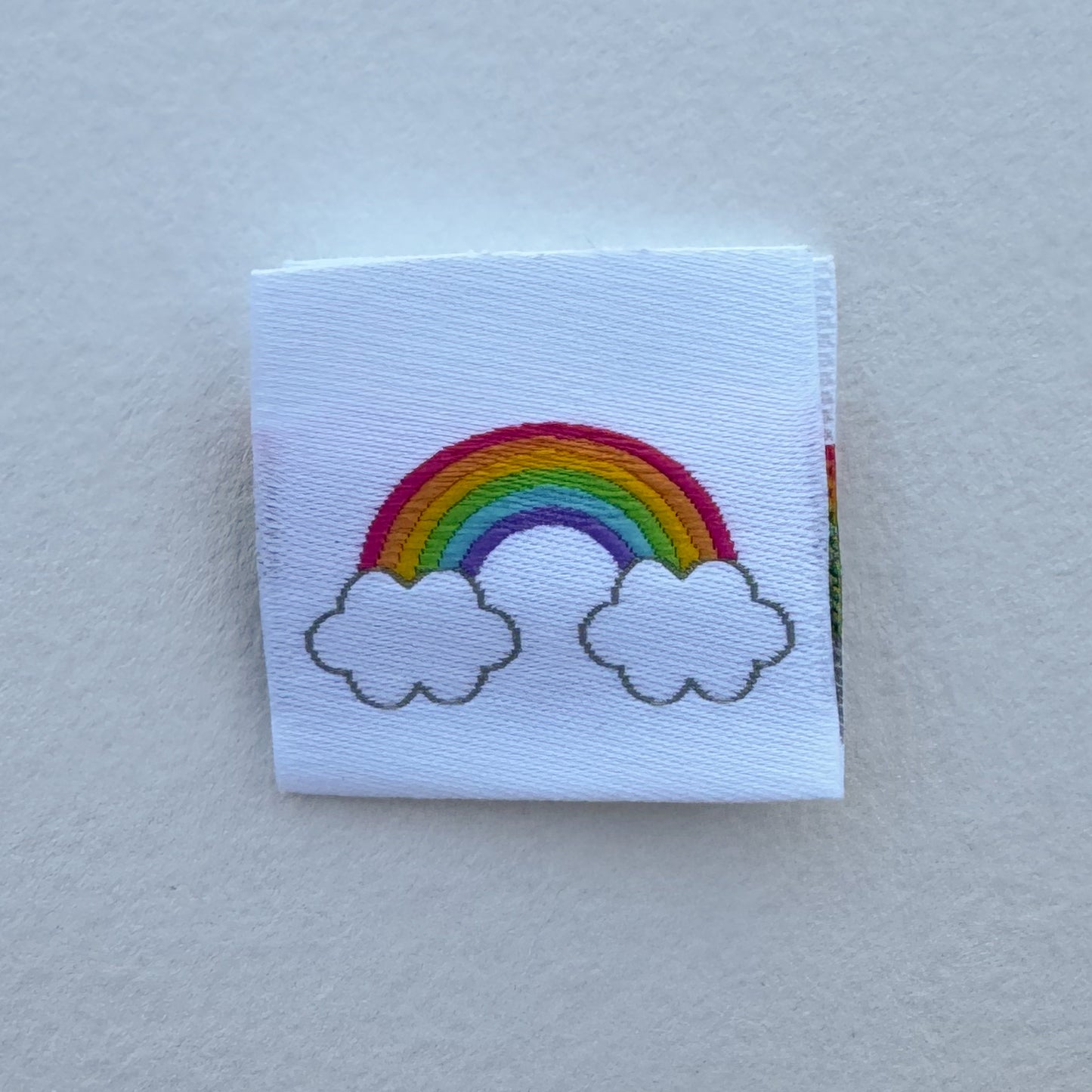 Over the Rainbow Woven Label image 0