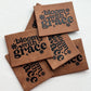 Bloom With Grace Faux Leather Patch image 1