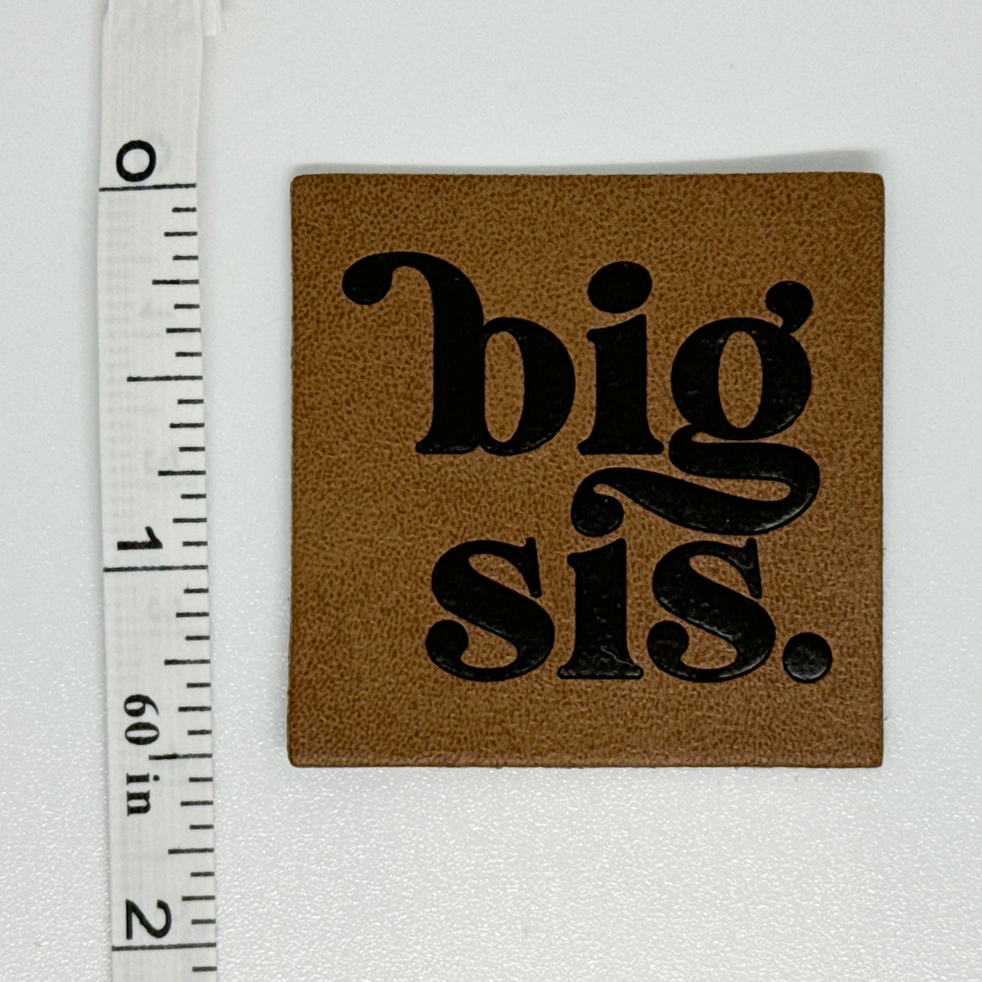 Big Sis Faux Leather Patch image 1