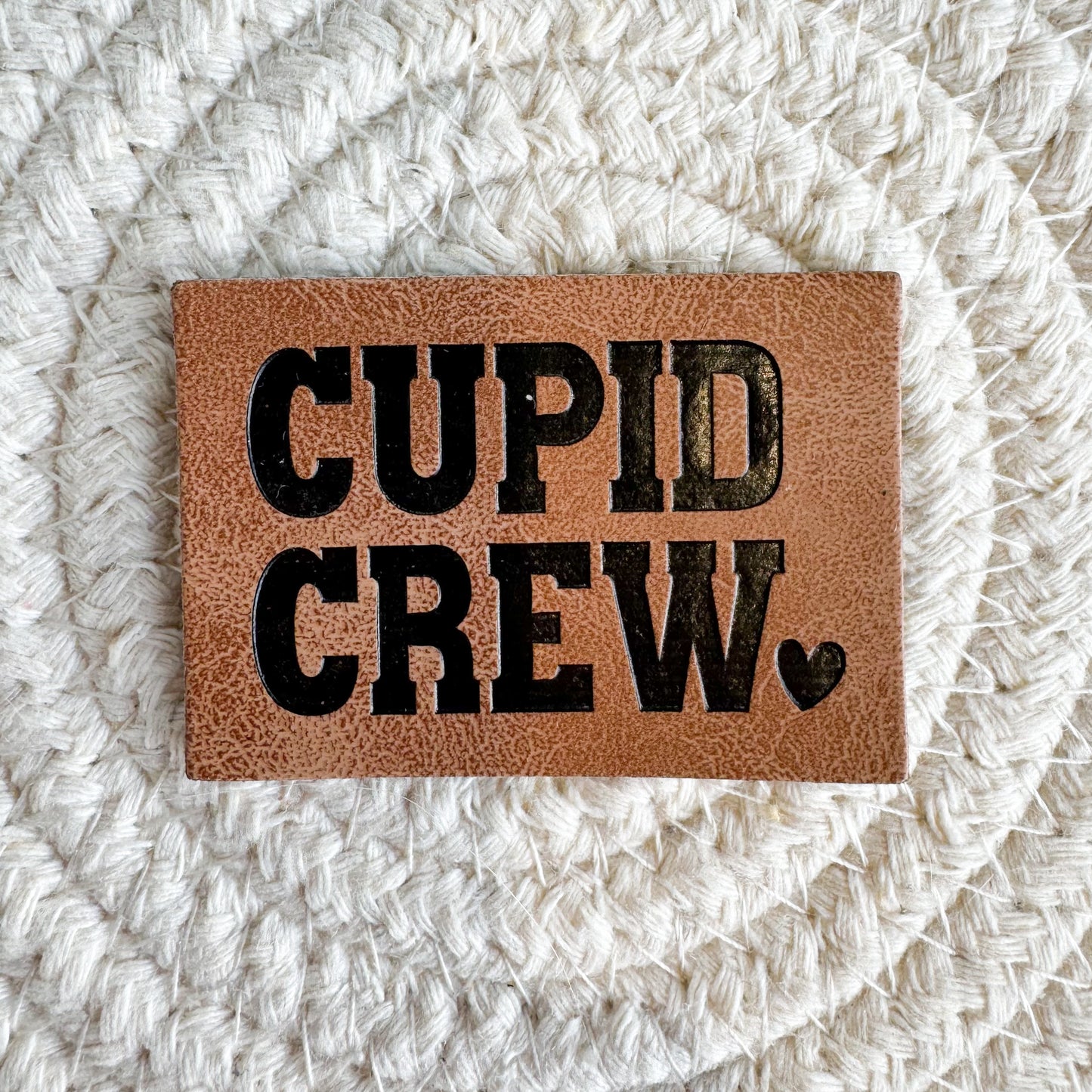 Cupid Crew Faux Leather Patch image 0