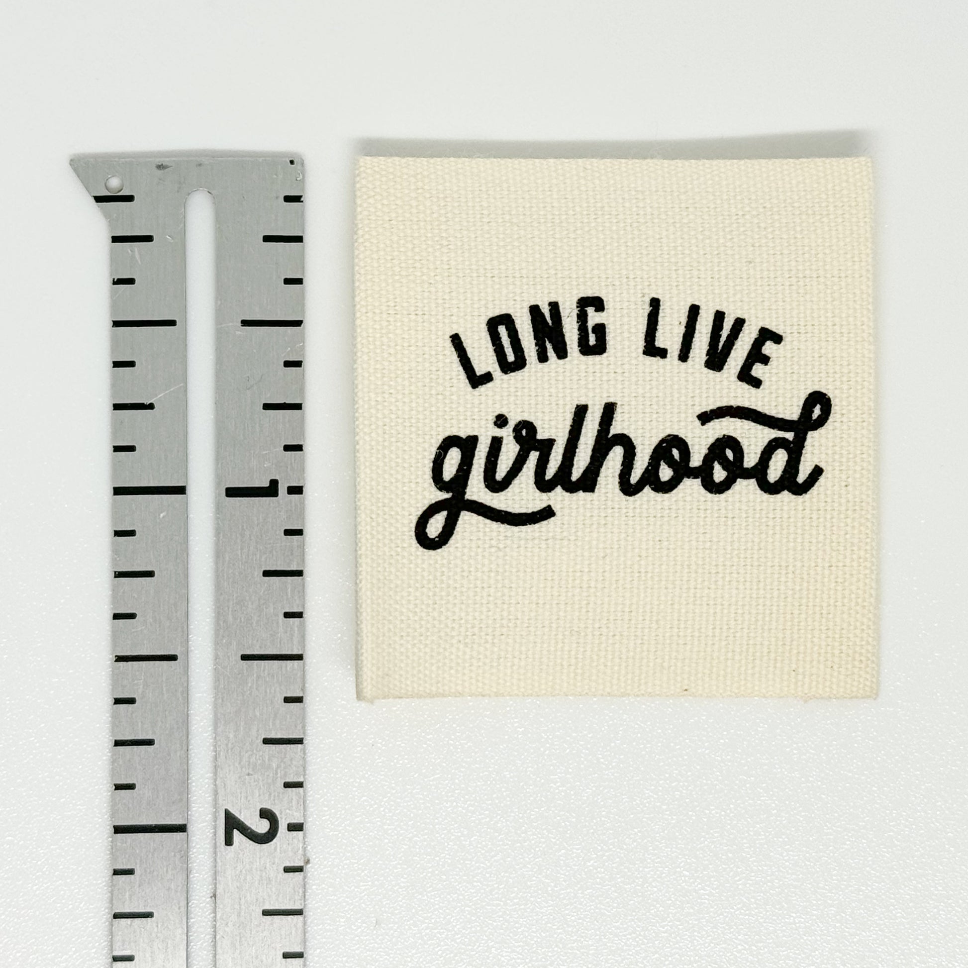 Girlhood Printed Cotton Label image 1