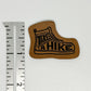 Take a Hike Faux Leather Patch image 1