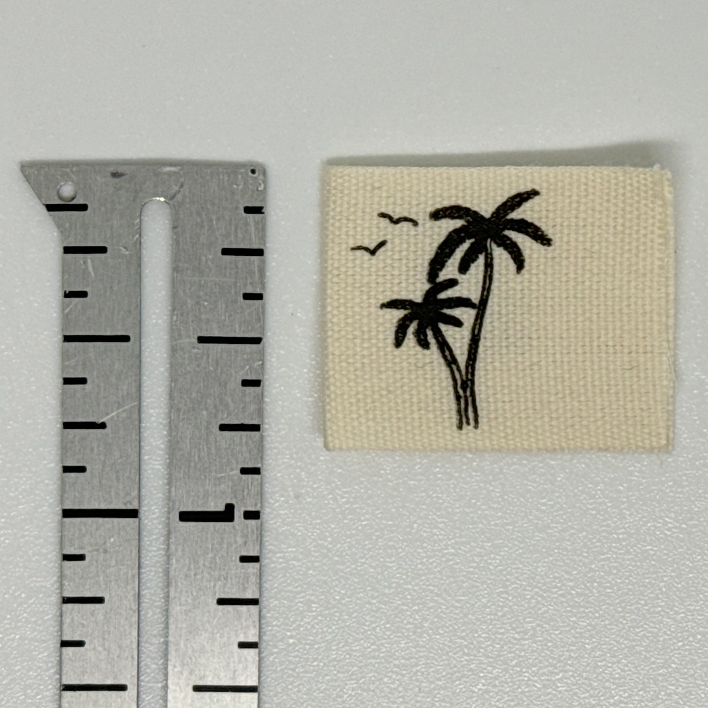 L+E Fabric Collab Palm Trees Cotton Label image 1