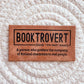 Booktrovert Faux Leather Patch image 0