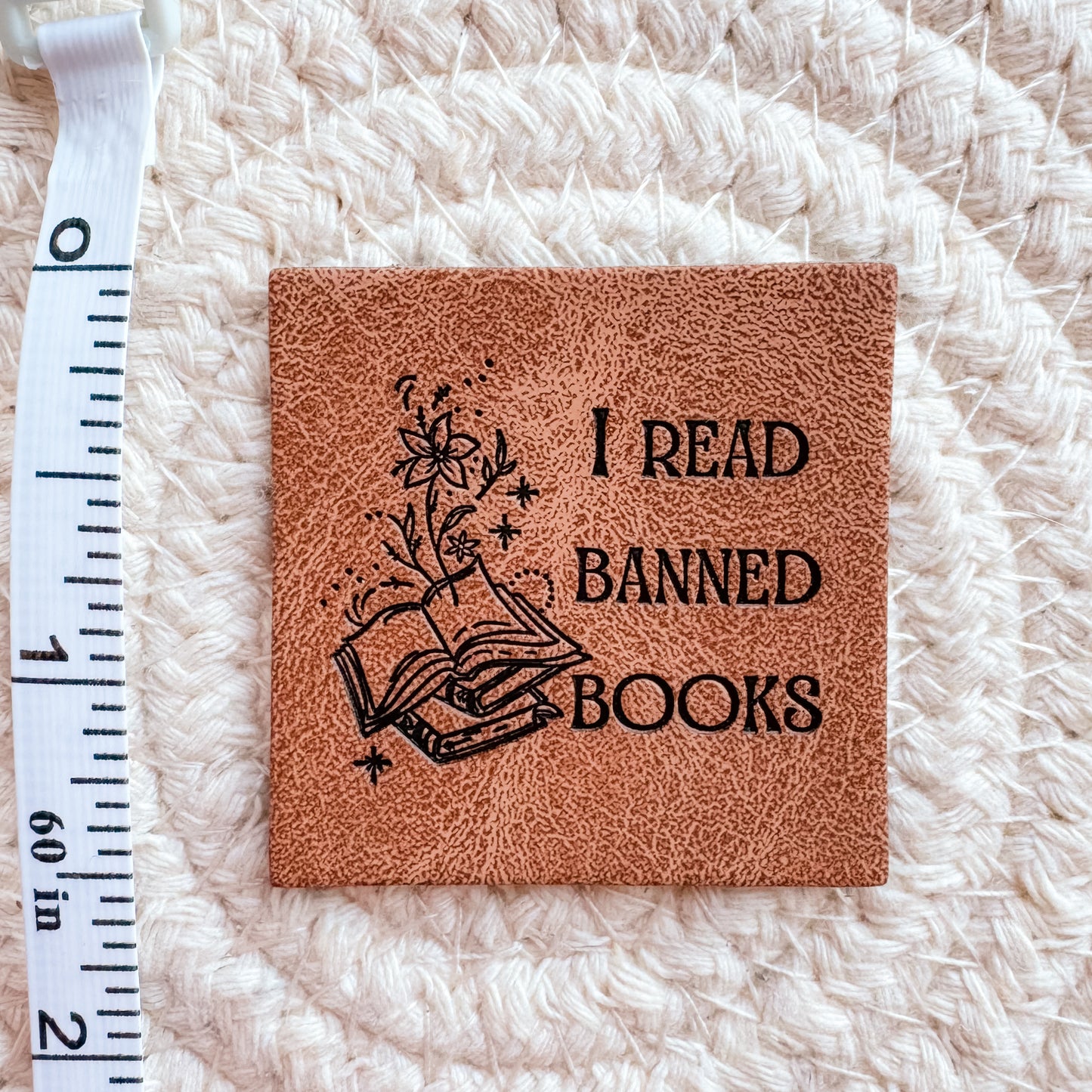 Banned Books Faux Leather Patch image 1